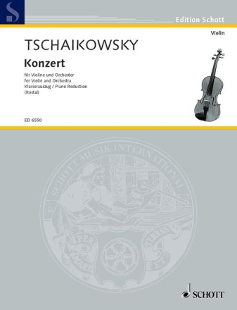 Konzert D-Dur op. 35 CW 54 f�r Violine und Orchester Klavierauszug mit Solostimme