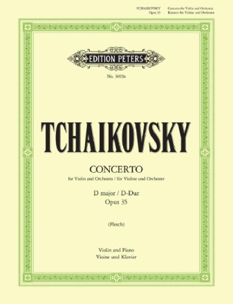 Konzert D-Dur op.35 f�r Violine und Orchester f�r Violine und Klavier