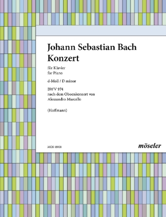Konzert d-Moll BWV974 f�r Klavier