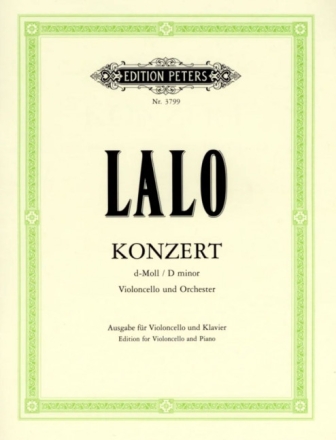 Konzert d-Moll f�r Violoncello und Orchester f�r Violoncello und Klavier