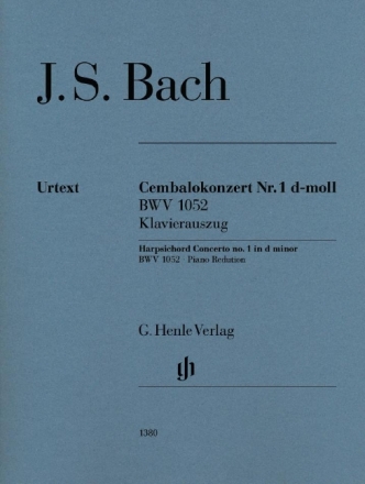 Konzert d-Moll Nr.1 BWV1052 f�r Cembalo und Streichorchester f�r 2 Klaviere zu 4 H�nden Klavierauszug