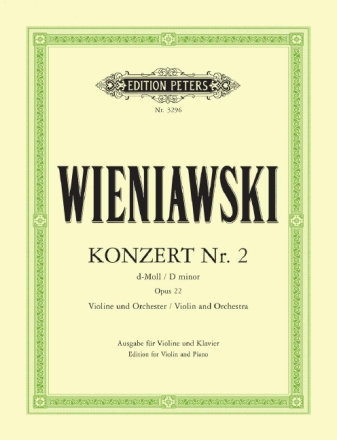 Konzert d-Moll Nr.2 op.22 f�r Violine und Orchester f�r Violine und Klavier
