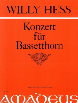 Konzert d-moll op.116 f�r Bassetthorn und Orchester f�r Bassetthorn und Klavier
