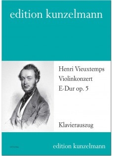 Konzert E-Dur op.5 f�r Violine und Orchester Klavierauszug mit Solostimme