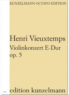 Konzert E-Dur op.5 f�r Violine und Orchester Partitur