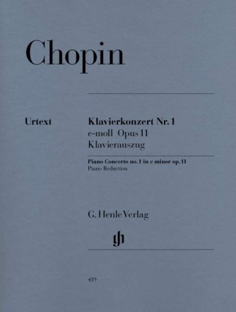 Konzert e-Moll Nr.1 op.11 f�r Klavier und Orchester f�r 2 Klaviere