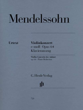 Konzert e-Moll op.64 f�r Violine und Orchester f�r Violine und Klavier