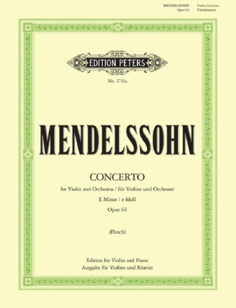 Konzert e-Moll op.64 f�r Violine und Orchester f�r Violine und Klavier