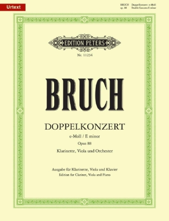 Konzert e-Moll op.88 f�r Klarinette, Viola und Orchester f�r Klarinette, Viola und Klavier Stimmen