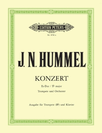 Konzert Es-Dur f�r Trompete und Orchester f�r Trompete und Klavier