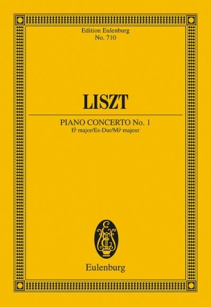 Konzert Es-Dur Nr.1 f�r Klavier und Orchester Studienpartitur
