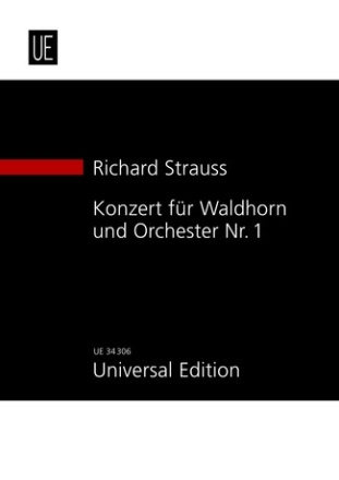 Konzert Es-Dur Nr.1 op.11 f�r Waldhorn und Orchester Studienpartitur