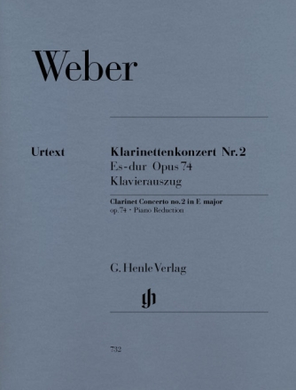 Konzert Es-Dur Nr.2 op.74 f�r Klarinette und Orchester f�r Klarinette und Klavier