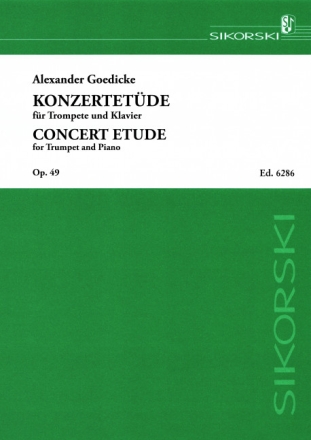 Konzert-Et�de op.49 f�r Trompete und Klavier