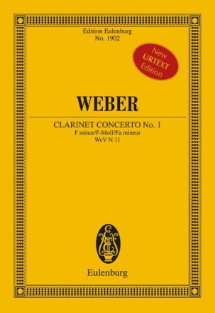 Konzert f-Moll Nr.1 op.73 f�r Klarinette und Orchester Studienpartitur