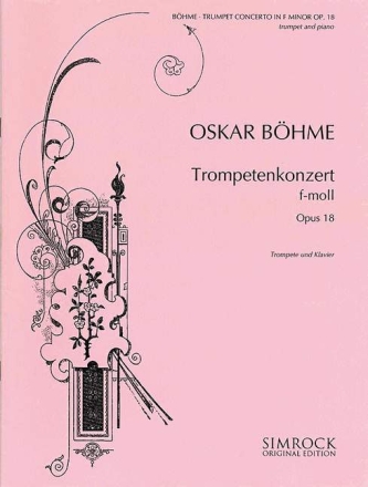 Konzert f-Moll op.18 f�r Trompete und Orchester f�r Trompete und Klavier