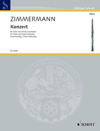 Konzert f�r Oboe und kleines Orchester Klavierauszug mit Solostimme
