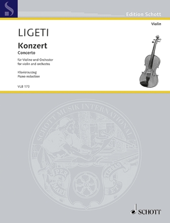 Konzert f�r Violine und Orchester f�r Violine und Klavier