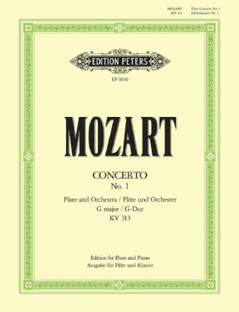 Konzert G-Dur KV313 f�r Fl�te und Orchester f�r Fl�te und Klavier