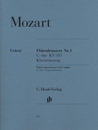 Konzert G-Dur KV313 f�r Fl�te und Orchester f�r Fl�te und Klavier