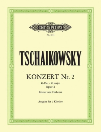Konzert G-Dur Nr.2 op.44 f�r Klavier und Orchester f�r 2 Klaviere