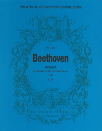 Konzert G-Dur Nr.4 op.58 f�r Klavier und Orchester Dirigierpartitur