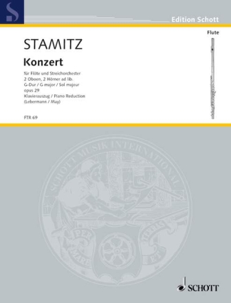 Konzert G-Dur op.29 f�r Fl�te und Orchester f�r Fl�te und Klavier