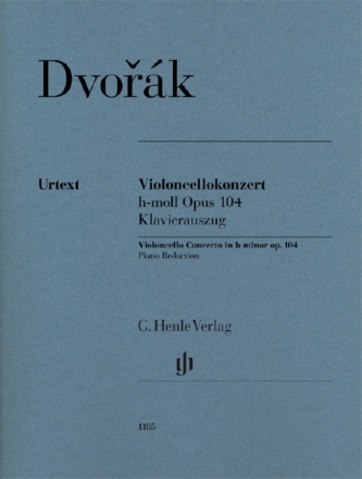 Konzert h-Moll op.104 f�r Violoncello und Orchester f�r Violoncello und Klavier