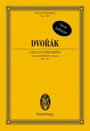 Konzert h-Moll op.104 f�r Violoncello und Orchester Studienpartitur