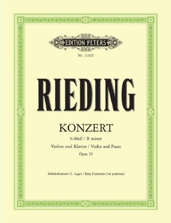 Konzert h-Moll op.35 f�r Violine und Klavier