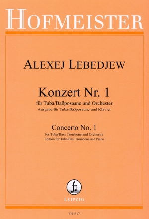 Konzert Nr.1 f�r Tuba (Bassposaune) und Orchester Klavierauszug