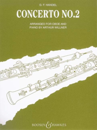 Konzert Nr.2 B-Dur f�r Oboe und Streichorchester Klavierauszug mit Solostimme