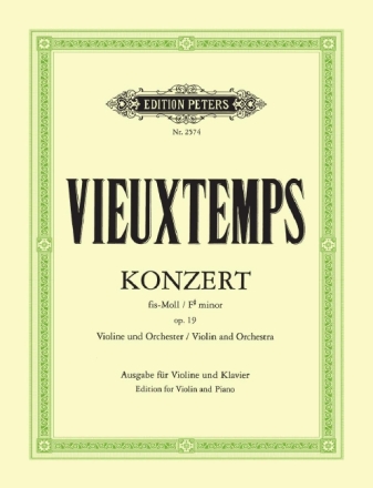 Konzert Nr.2 op.19 f�r Violine und Orchester f�r Violine und Klavier