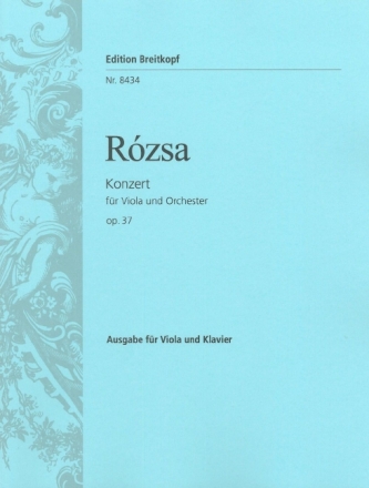 Konzert op.37 f�r Viola und Orchester f�r Viola und Klavier