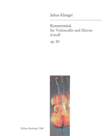 Konzertst�ck d-Moll op.10 f�r Violocello und Orchester f�r Violoncello und Klavier