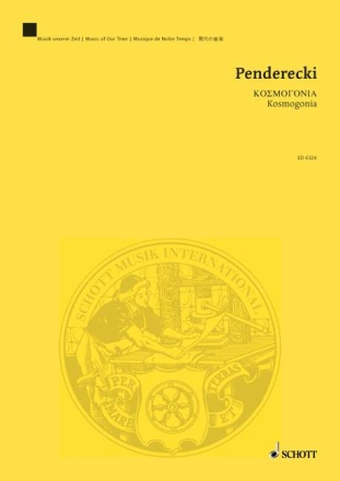 Kosmogonia f�r 3 Soli (STB), gemischter Chor (SSSSSAAAAATTTTTBBBBB) und Orchester Studienpartitur