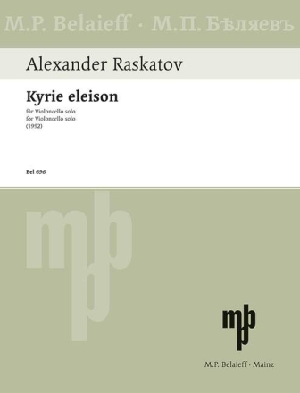 Kyrie Eleison f�r Violoncello (mit Singen und Pfeifen)