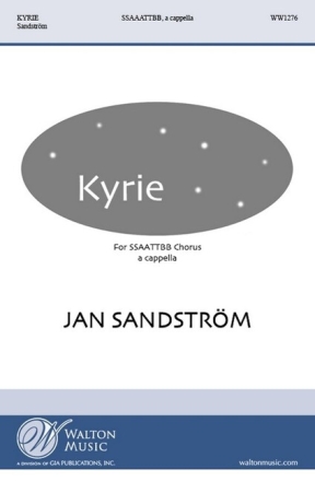 Kyrie for mixed chorus (SSAATTBB) a cappella chorus Score