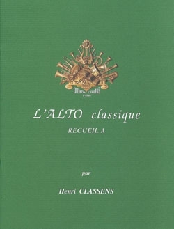 L'alto classique vol.A pour alto et piano