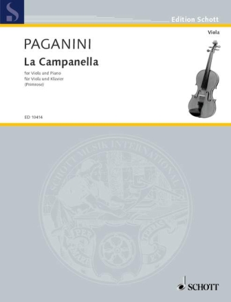 La Campanella for viola and piano