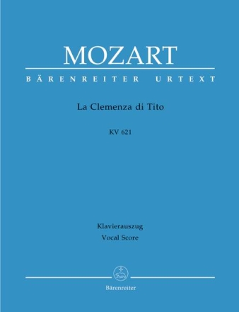 La clemenza di Tito KV621  Klavierauszug (dt/it)