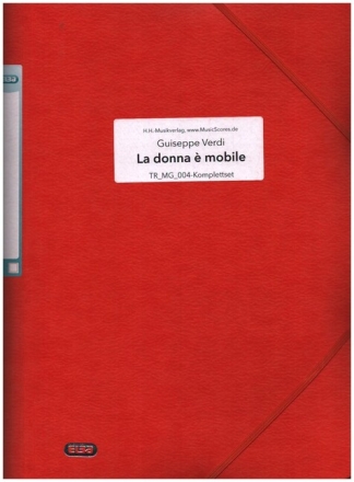 La donna � mobile f�r Blasorchester und Gesang Partitur und Stimmen (Komplettset)