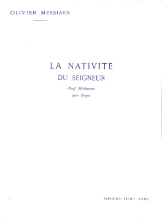 La nativit� du Seigneur vol.4 9 meditations pour orgue