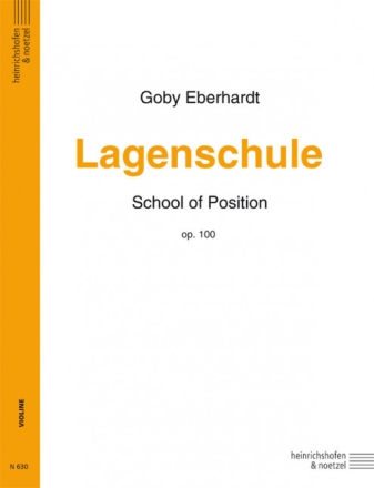 Lagenschule op.100 f�r Violine