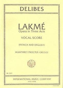 Lakm� opera vocal score (fr/en)