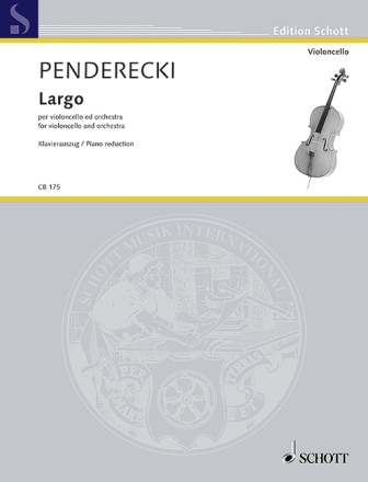 Largo f�r Violoncello und Orchester f�r Violoncello und Klavier