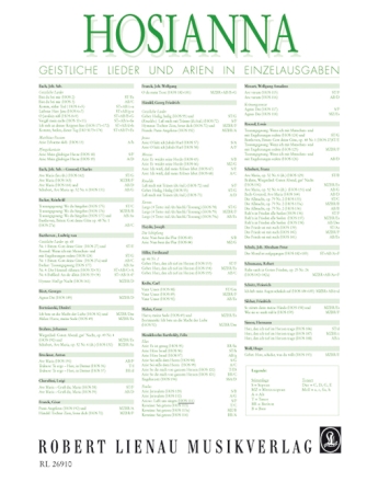 La�t uns singen   aus Paulus f�r Gesang und Klavier