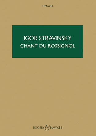 Le Chant du Rossignol HPS 633 f�r Orchester Studienpartitur
