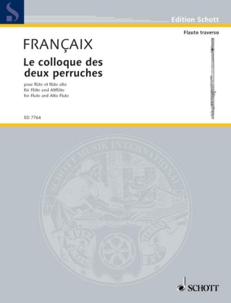 Le colloque des deux perruches f�r Fl�te und Altfl�te