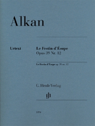 Le Festin d'�sope op.39,12 f�r Klavier